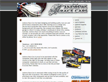 Tablet Screenshot of andrewsracecars.com.au